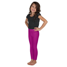 Bold and Bright: Solid Color Leggings for Active Girls - Fresh Eggplant Exclusive Girls Kids Leggings Solid Color