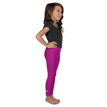 Bold and Bright: Solid Color Leggings for Active Girls - Fresh Eggplant Exclusive Girls Kids Leggings Solid Color