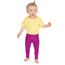 Bold and Bright: Solid Color Leggings for Active Girls - Fresh Eggplant Exclusive Girls Kids Leggings Solid Color