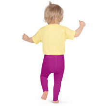 Bold and Bright: Solid Color Leggings for Active Girls - Fresh Eggplant Exclusive Girls Kids Leggings Solid Color