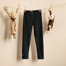 Bold Moves: Boys' Solid Color Athletic Leggings - Noir Boys Exclusive Kids Leggings Solid Color