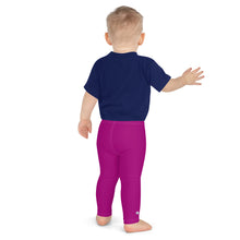 Bold Moves: Boys' Solid Color Athletic Leggings - Vivid Purple Boys Exclusive Kids Leggings Solid Color