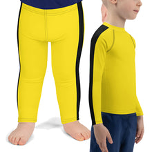 Legendary Style for Little Fighters: Boys' Rash Guard and Athletic Leggings Set Athletic Leggings Boys Bruce Lee Exclusive Kids Kit Leggings Long Sleeve Rash Guard