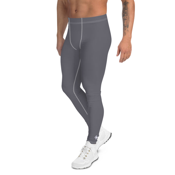 City Comfort: Men's Solid Color Athletic Leggings - Charcoal Exclusive Leggings Mens Pants Solid Color trousers