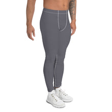 City Comfort: Men's Solid Color Athletic Leggings - Charcoal Exclusive Leggings Mens Pants Solid Color trousers
