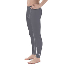 City Comfort: Men's Solid Color Athletic Leggings - Charcoal Exclusive Leggings Mens Pants Solid Color trousers