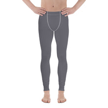 City Comfort: Men's Solid Color Athletic Leggings - Charcoal Exclusive Leggings Mens Pants Solid Color trousers