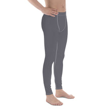 City Comfort: Men's Solid Color Athletic Leggings - Charcoal Exclusive Leggings Mens Pants Solid Color trousers