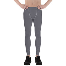 City Comfort: Men's Solid Color Athletic Leggings - Charcoal Exclusive Leggings Mens Pants Solid Color trousers