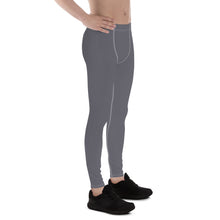 City Comfort: Men's Solid Color Athletic Leggings - Charcoal Exclusive Leggings Mens Pants Solid Color trousers