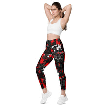 City Streets Style: Women's Urban Decay 001 Running Leggings from Mile After Mile Exclusive Leggings Pockets Running Tights Womens