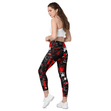 City Streets Style: Women's Urban Decay 001 Running Leggings from Mile After Mile Exclusive Leggings Pockets Running Tights Womens