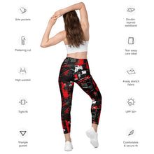 City Streets Style: Women's Urban Decay 001 Running Leggings from Mile After Mile Exclusive Leggings Pockets Running Tights Womens