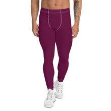 City Vibes: Solid Color Yoga Pants Leggings for Him - Tyrian Purple Exclusive Leggings Mens Pants Solid Color trousers
