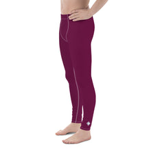 City Vibes: Solid Color Yoga Pants Leggings for Him - Tyrian Purple Exclusive Leggings Mens Pants Solid Color trousers
