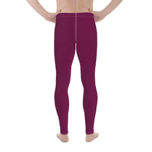 City Vibes: Solid Color Yoga Pants Leggings for Him - Tyrian Purple Exclusive Leggings Mens Pants Solid Color trousers