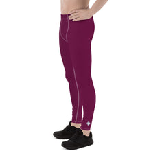 City Vibes: Solid Color Yoga Pants Leggings for Him - Tyrian Purple Exclusive Leggings Mens Pants Solid Color trousers