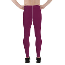 City Vibes: Solid Color Yoga Pants Leggings for Him - Tyrian Purple Exclusive Leggings Mens Pants Solid Color trousers