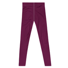 City Vibes: Solid Color Yoga Pants Leggings for Him - Tyrian Purple Exclusive Leggings Mens Pants Solid Color trousers