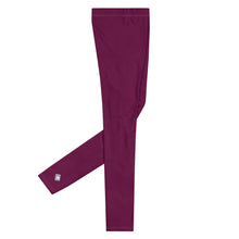 City Vibes: Solid Color Yoga Pants Leggings for Him - Tyrian Purple Exclusive Leggings Mens Pants Solid Color trousers