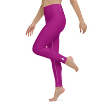 City Vibes: Solid Color Yoga Pants Leggings for Women - Fresh Eggplant Exclusive Leggings Solid Color Tights Womens
