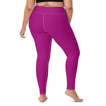 City Vibes: Solid Color Yoga Pants Leggings for Women - Fresh Eggplant Exclusive Leggings Solid Color Tights Womens