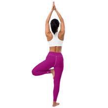 City Vibes: Solid Color Yoga Pants Leggings for Women - Fresh Eggplant Exclusive Leggings Solid Color Tights Womens