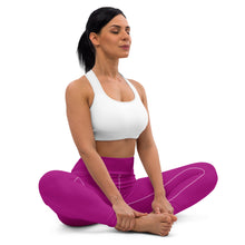 City Vibes: Solid Color Yoga Pants Leggings for Women - Fresh Eggplant Exclusive Leggings Solid Color Tights Womens