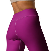 City Vibes: Solid Color Yoga Pants Leggings for Women - Fresh Eggplant Exclusive Leggings Solid Color Tights Womens