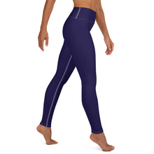 Classic Active Wear: Solid Color Leggings for Women - Midnight Blue Exclusive Leggings Solid Color Tights Womens