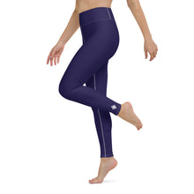 Classic Active Wear: Solid Color Leggings for Women - Midnight Blue Exclusive Leggings Solid Color Tights Womens