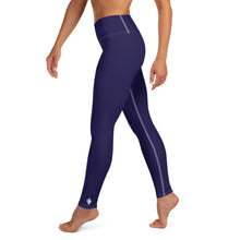 Classic Active Wear: Solid Color Leggings for Women - Midnight Blue Exclusive Leggings Solid Color Tights Womens