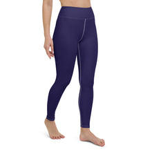 Classic Active Wear: Solid Color Leggings for Women - Midnight Blue Exclusive Leggings Solid Color Tights Womens