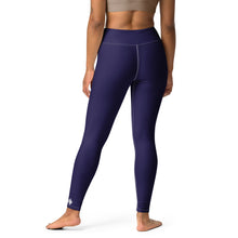 Classic Active Wear: Solid Color Leggings for Women - Midnight Blue Exclusive Leggings Solid Color Tights Womens
