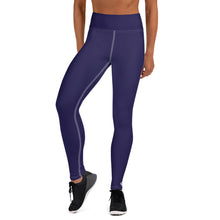 Classic Active Wear: Solid Color Leggings for Women - Midnight Blue Exclusive Leggings Solid Color Tights Womens