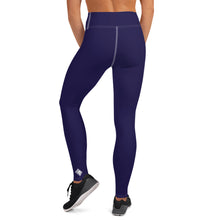 Classic Active Wear: Solid Color Leggings for Women - Midnight Blue Exclusive Leggings Solid Color Tights Womens