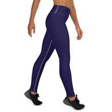 Classic Active Wear: Solid Color Leggings for Women - Midnight Blue Exclusive Leggings Solid Color Tights Womens