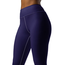 Classic Active Wear: Solid Color Leggings for Women - Midnight Blue Exclusive Leggings Solid Color Tights Womens