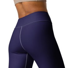 Classic Active Wear: Solid Color Leggings for Women - Midnight Blue Exclusive Leggings Solid Color Tights Womens