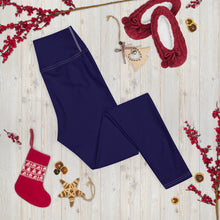 Classic Active Wear: Solid Color Leggings for Women - Midnight Blue Exclusive Leggings Solid Color Tights Womens
