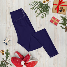 Classic Active Wear: Solid Color Leggings for Women - Midnight Blue Exclusive Leggings Solid Color Tights Womens