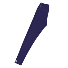 Classic Active Wear: Solid Color Leggings for Women - Midnight Blue Exclusive Leggings Solid Color Tights Womens