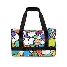 CMYK Graffiti Clouds Gym Bag Bag Clouds Exclusive Gym