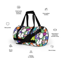 CMYK Graffiti Clouds Gym Bag Bag Clouds Exclusive Gym