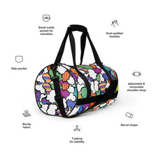 CMYK Graffiti Clouds Gym Bag Bag Clouds Exclusive Gym