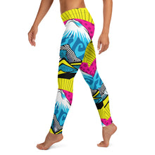 Colorful and Vibrant Roy Lichtenstein Mt Fuji Yoga Pants for Women 002 Exclusive Leggings Mt Fuji Tights Womens