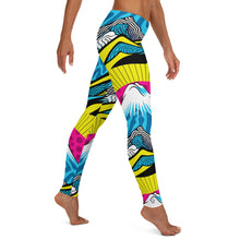 Colorful and Vibrant Roy Lichtenstein Mt Fuji Yoga Pants for Women 002 Exclusive Leggings Mt Fuji Tights Womens