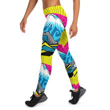 Colorful and Vibrant Roy Lichtenstein Mt Fuji Yoga Pants for Women 002 Exclusive Leggings Mt Fuji Tights Womens