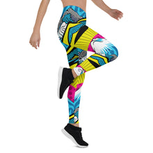 Colorful and Vibrant Roy Lichtenstein Mt Fuji Yoga Pants for Women 002 Exclusive Leggings Mt Fuji Tights Womens