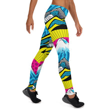 Colorful and Vibrant Roy Lichtenstein Mt Fuji Yoga Pants for Women 002 Exclusive Leggings Mt Fuji Tights Womens